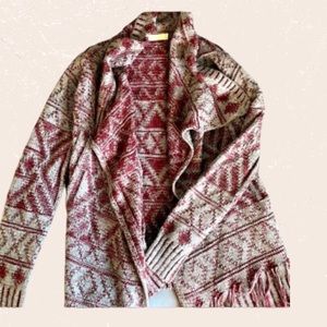 •Geometric Cardigan•